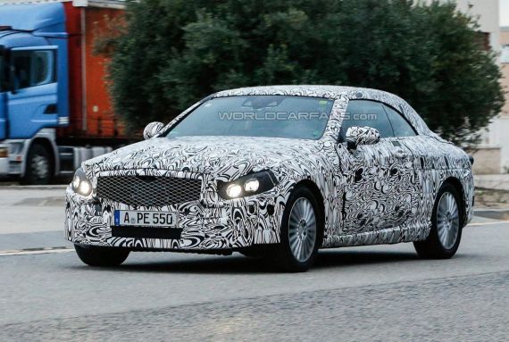 奔驰C级敞篷版谍照