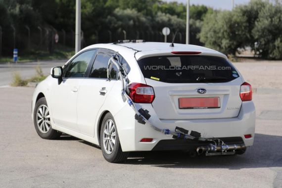 新一代斯巴鲁翼豹谍照曝光 2015年上市 新一代斯巴鲁翼豹谍照曝光 2015年上市