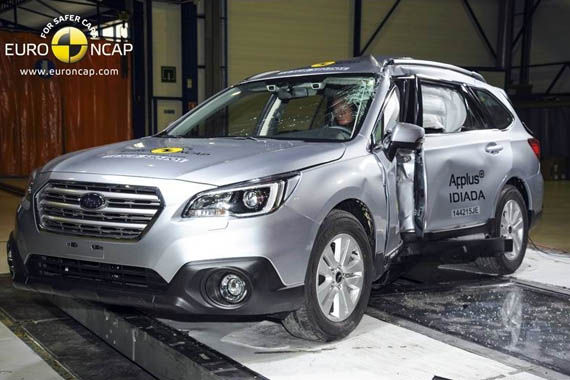 斯巴鲁傲虎获Euro-NCAP五星最高安全评级