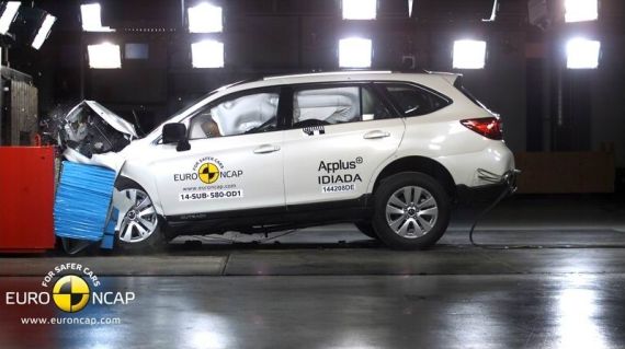 斯巴鲁傲虎获Euro-NCAP五星最高安全评级