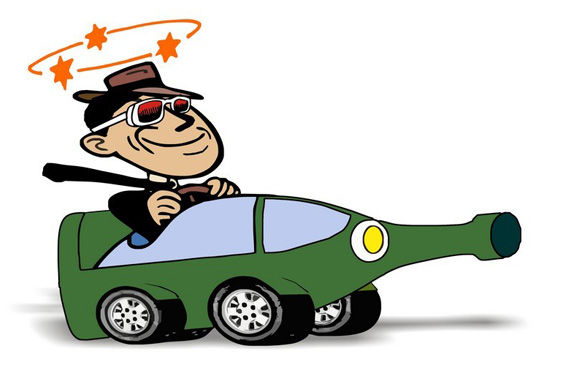 酒驾司机等红灯时趴方向盘睡着