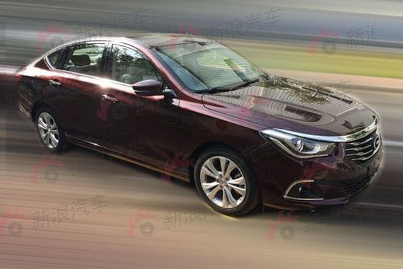 传祺GA6量产版车型实拍谍照