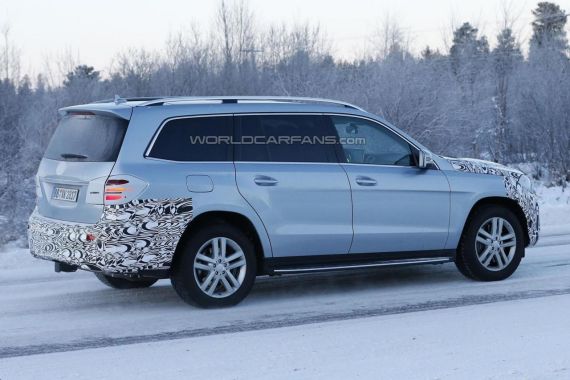 奔驰GLS谍照曝光 预计2015年发布