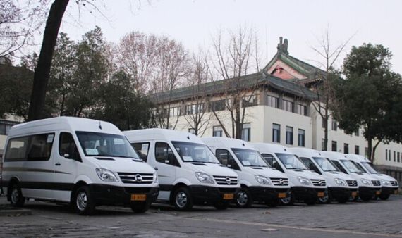 南京金龙开沃纯电动商务车再度成为政府指定用车