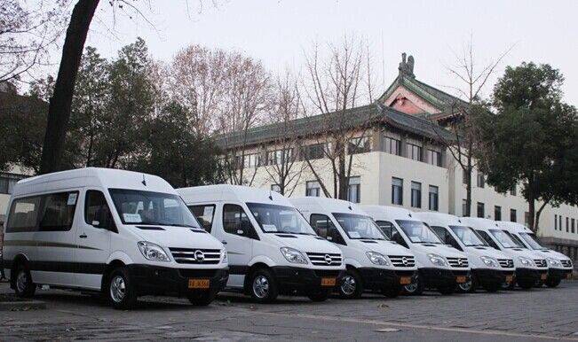 南京金龙开沃纯电动车再度成为政府指定用车