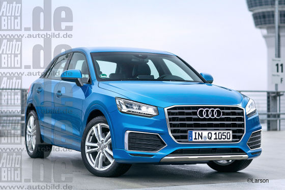 Audi Q1 假想图 Audi Q1 假想图