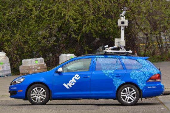 HERE高清地图专业采集车