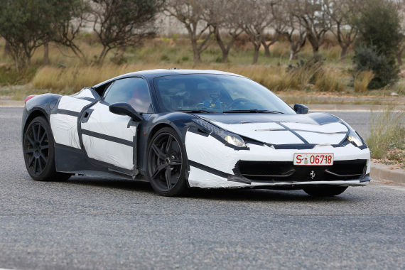 法拉利458M路试谍照 法拉利458M路试谍照