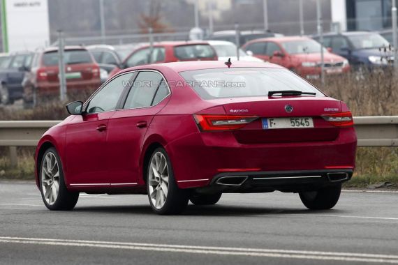 全新斯柯达速派谍照 全新斯柯达速派谍照