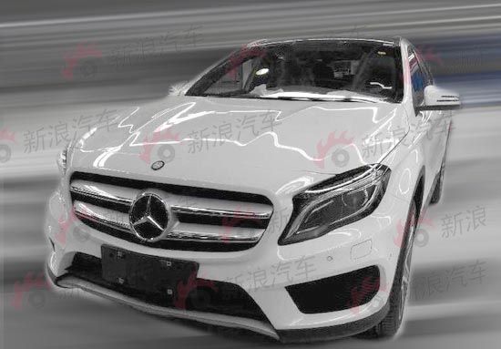 北京奔驰GLA国产车型曝光