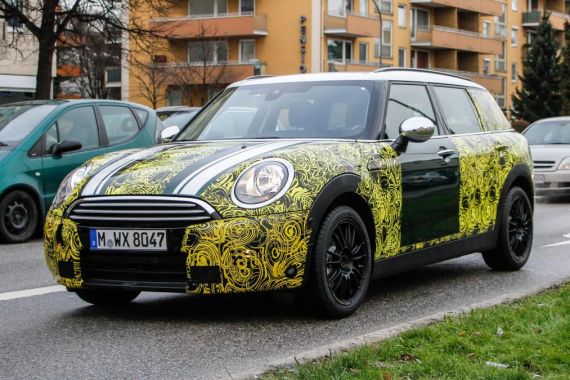 新MINI Clubman谍照曝光 法兰克福首发