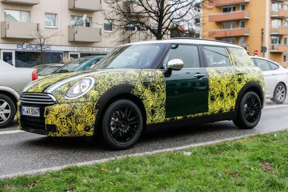 新MINI Clubman谍照曝光 法兰克福首发