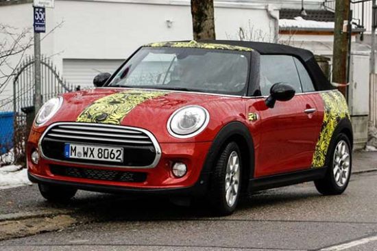 新款MINI敞篷版谍照曝光 预计11月上市