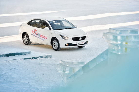 广汽传祺2014年哈尔滨冰雪试驾 广汽传祺2014年哈尔滨冰雪试驾