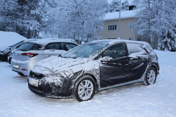 Kia cee'd facelift spy Kia cee'd facelift spy