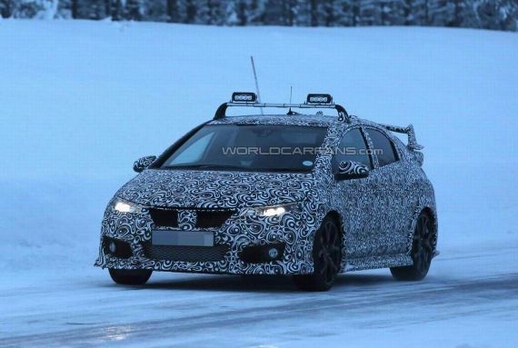 全新思域Type R量产车型谍照