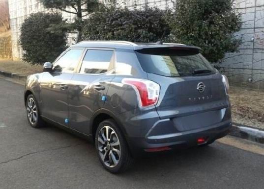 双龙小型SUV无伪谍照曝光 双龙小型SUV无伪谍照曝光