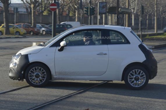 新款菲亚特500路试谍照曝光 将于9月首发 新款菲亚特500路试谍照曝光 将于9月首发