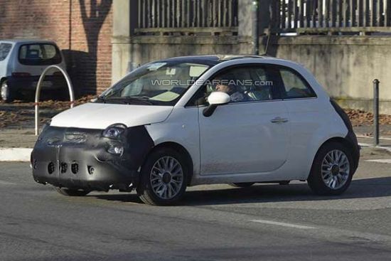 新款菲亚特500路试谍照曝光 将于9月首发