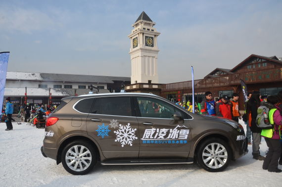 别克华北SUV欢乐冰雪季活动现场