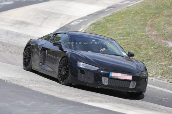 奥迪R8谍照 奥迪R8谍照