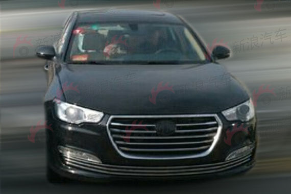 江淮A6量产版车型谍照