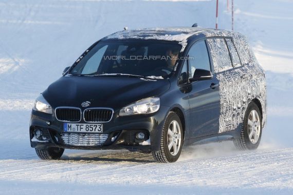 宝马2系Active Tourer七座版谍照 宝马2系Active Tourer七座版谍照