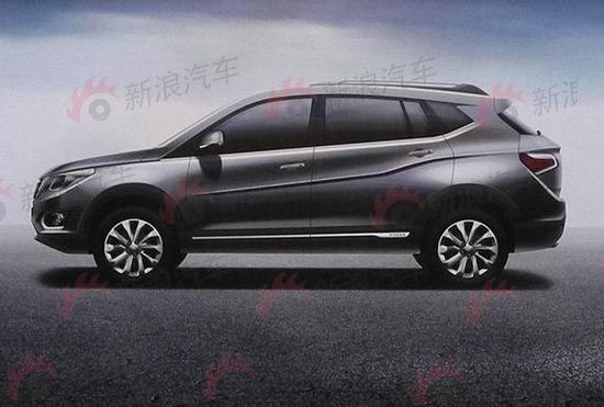 五菱新SUV车型效果图
