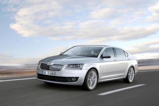 全新斯柯达速派假想图曝光 2月亮相