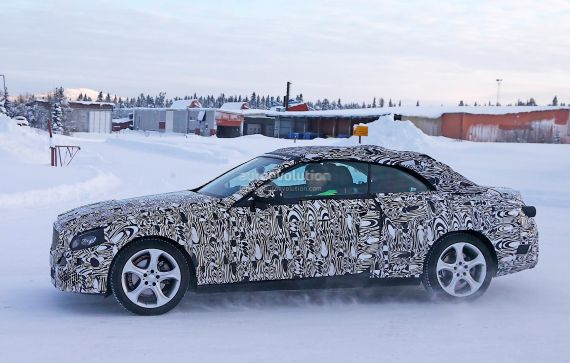 新款奔驰C级敞篷版谍照