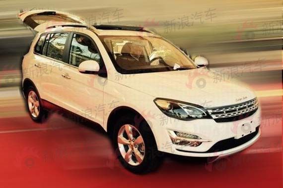 众泰T500无伪谍照曝光 借鉴途观造型