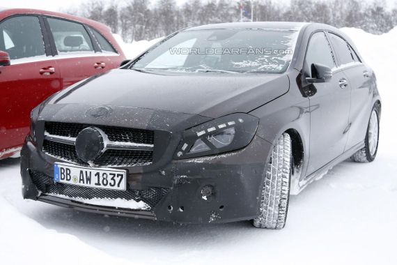 新款奔驰A级谍照曝光 新款奔驰A级谍照曝光