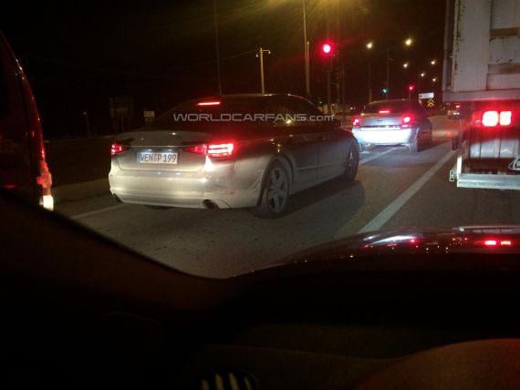 新一代奥迪A4无伪装谍照