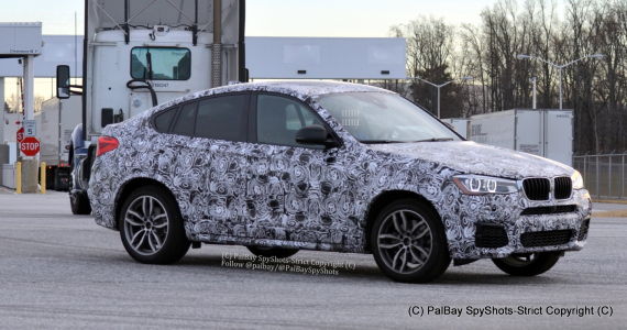 全新宝马X4 M40i运动版测试谍照