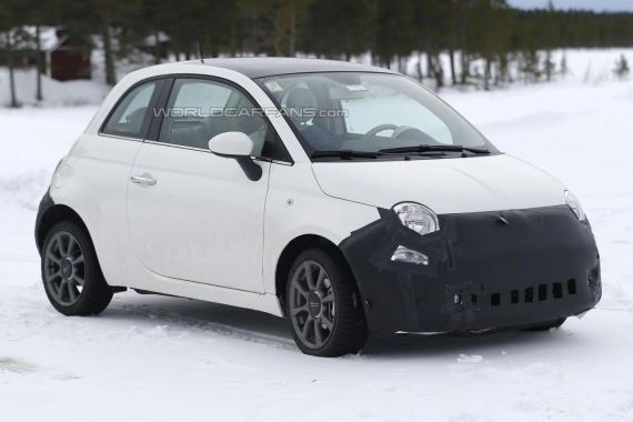 改款菲亚特500谍照 改款菲亚特500谍照