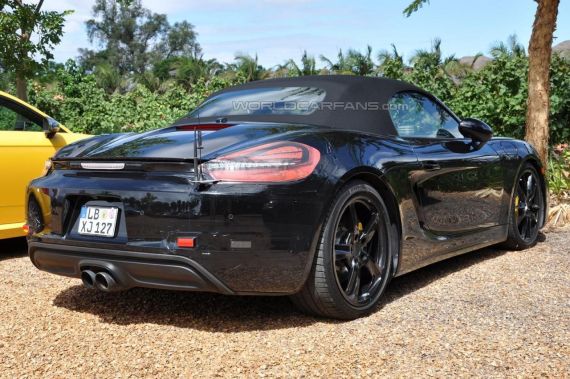 改款保时捷Boxster/Cayman谍照 