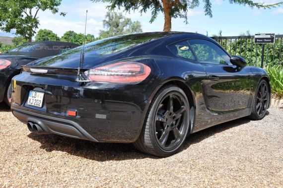 改款保时捷Boxster/Cayman谍照 