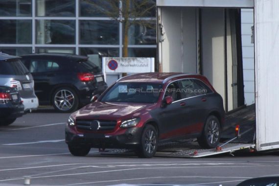 奔驰GLC最新谍照 奔驰GLC最新谍照