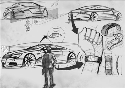 乐视新能源汽车草图 乐视新能源汽车草图