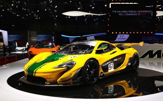 迈凯伦P1 GTR在日内瓦车展首发亮相