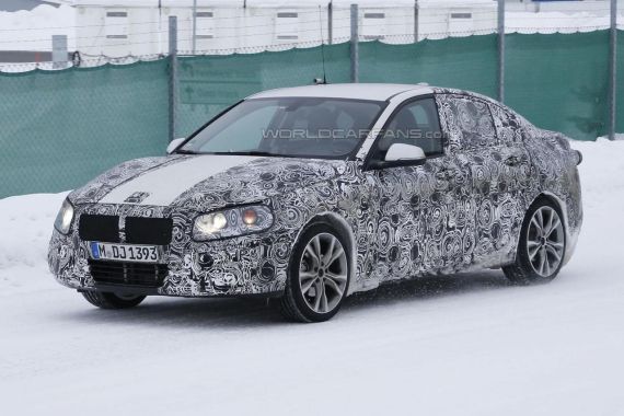 全新宝马1系轿车谍照