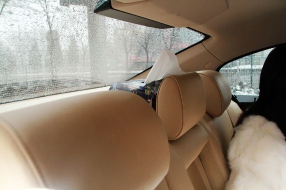 座椅后方备好了纸巾 座椅后方备好了纸巾