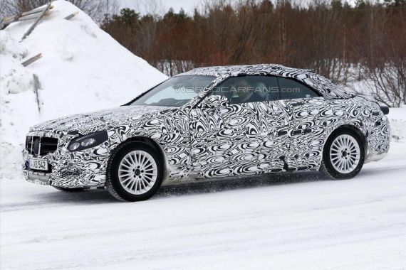 奔驰C级敞篷版谍照 奔驰C级敞篷版谍照