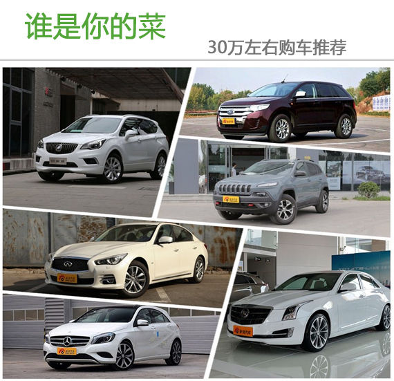 是你的菜 30万左右购车推荐