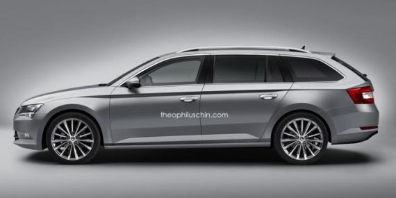 全新斯柯达速派旅行版想象图 全新斯柯达速派旅行版想象图