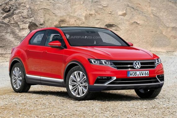 大众新跨界车假想图