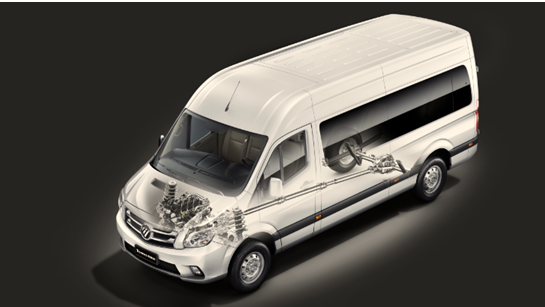 福田厢式车图雅诺