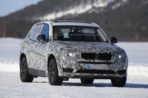 新一代宝马X3测试谍照首曝 