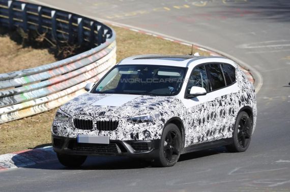 宝马X1最新谍照