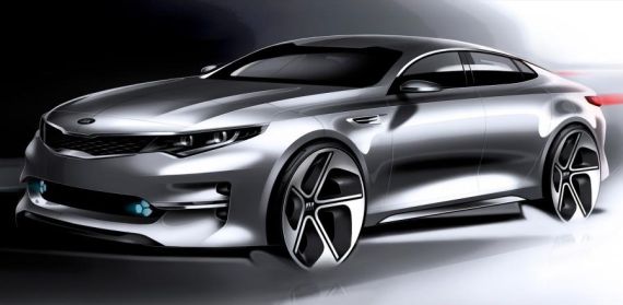 新一代起亚K5设计图曝光 